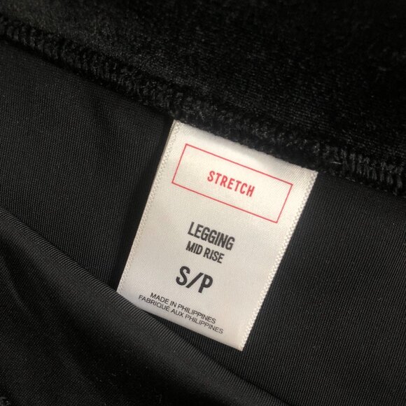 Express Mid-Rise Stretch Velvet Leggings - Picture 7 of 7